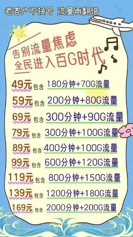 惠济区移动老用户通话流量不够用的联系我