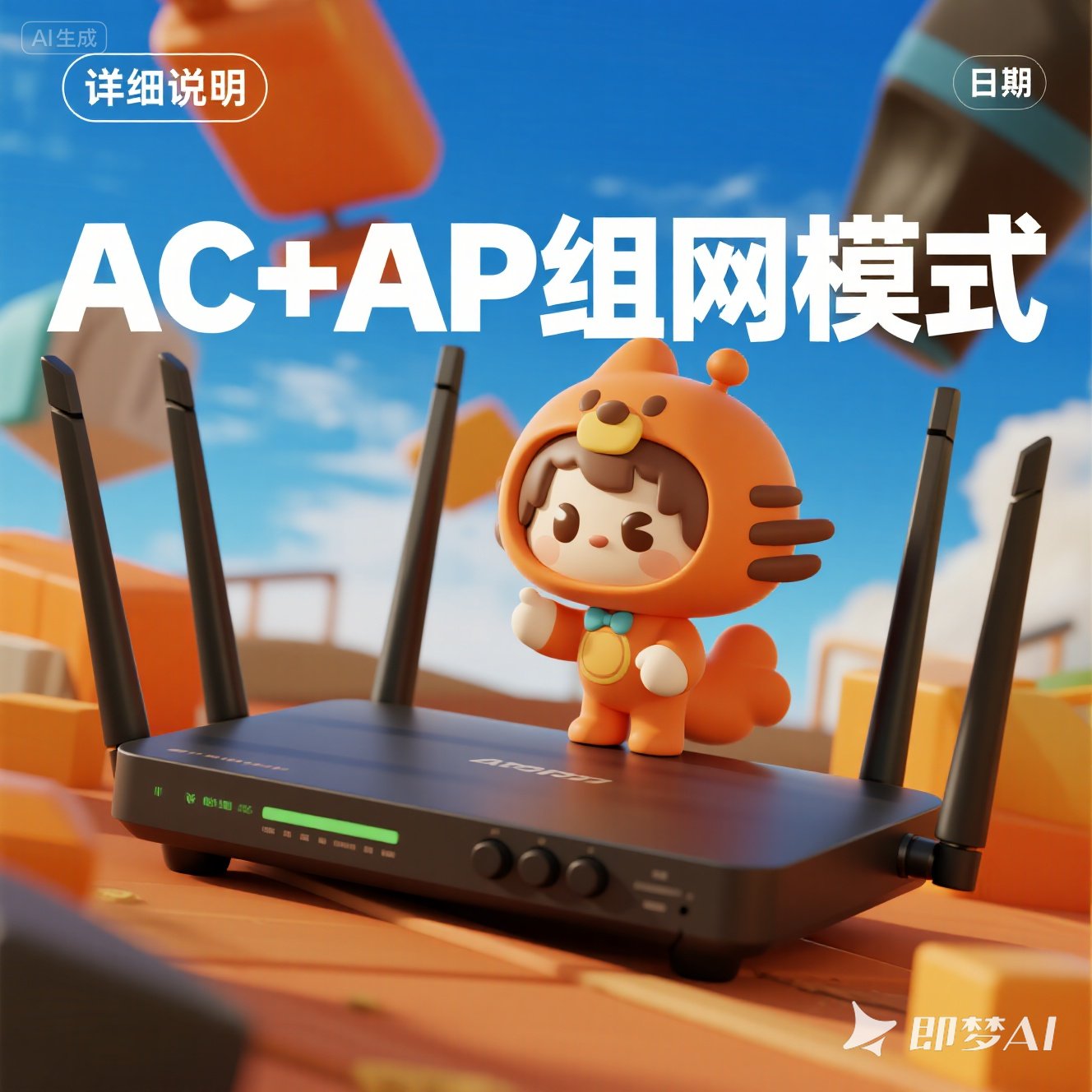 惠济区一口气说完AC+AP组网模式的具体应用场景
