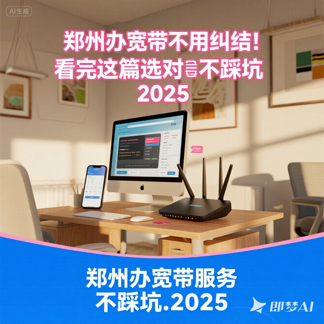 郑州办宽带不用纠结！看完这篇选对不踩坑
