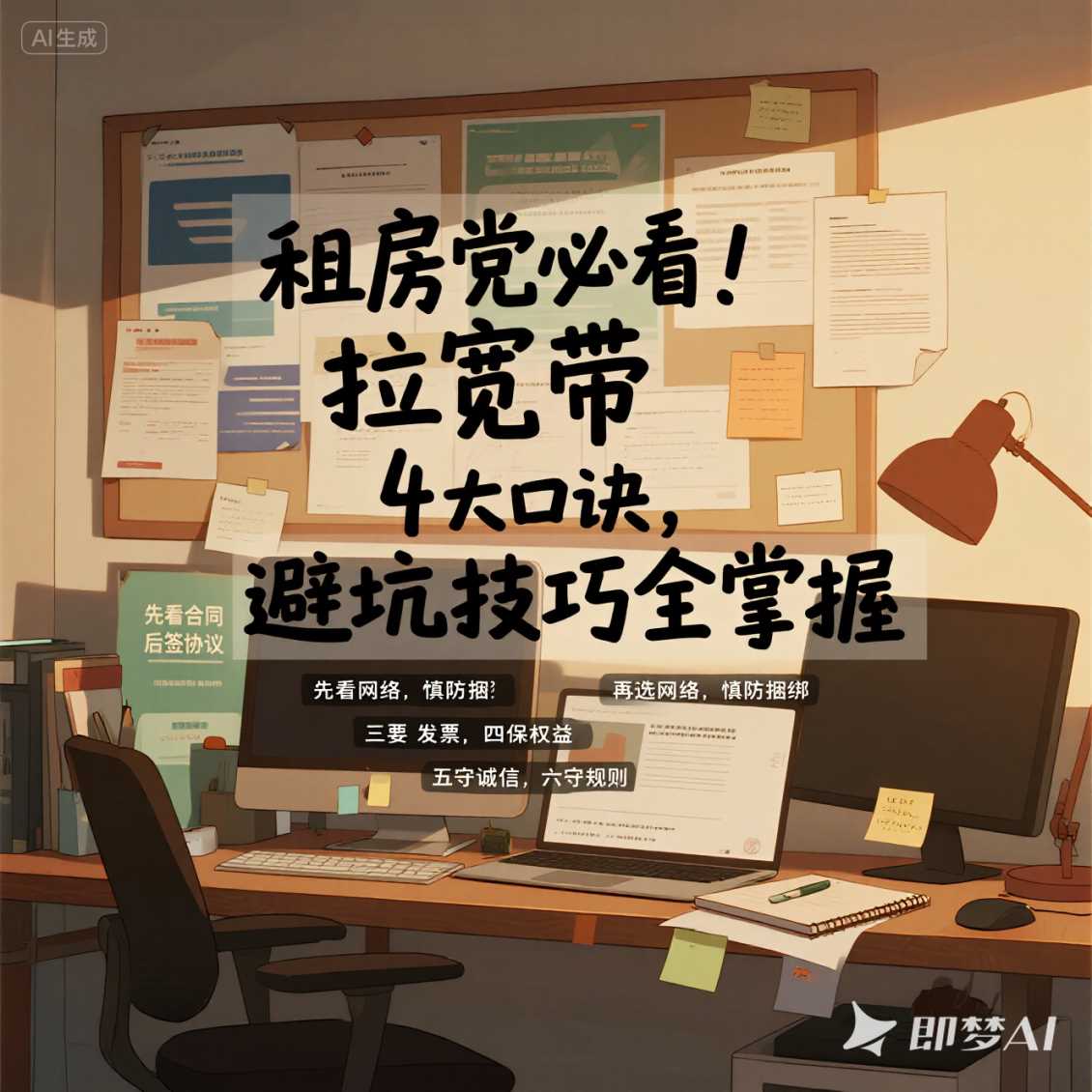 郑州租房党必看！拉宽带 4 大口诀，避坑技巧全掌握