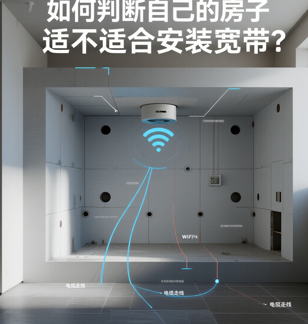 如何判断自己的房子适不适合安装宽带？