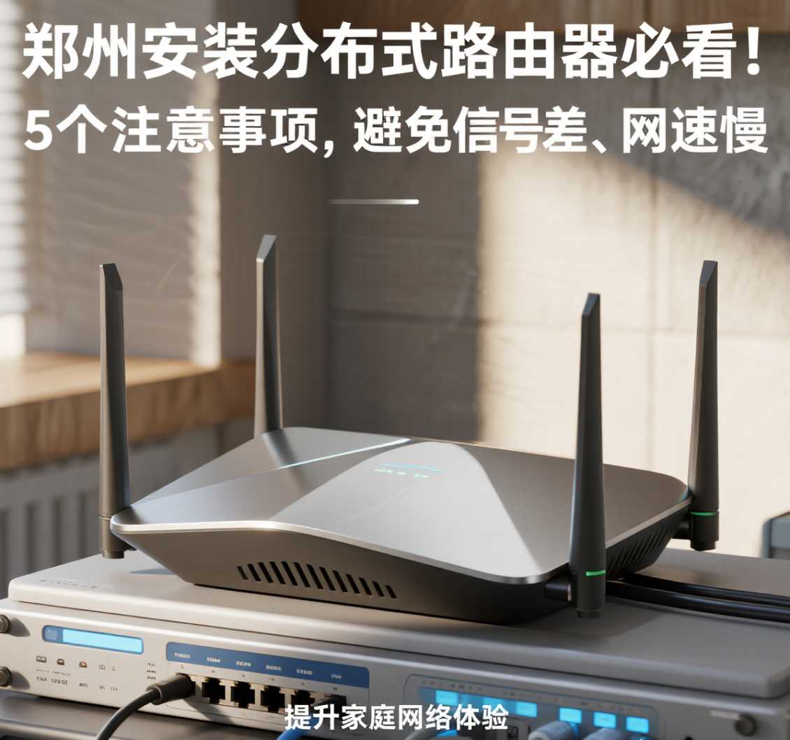 新郑安装分布式路由器必看！5 个注意事项，避免信号差、网速慢