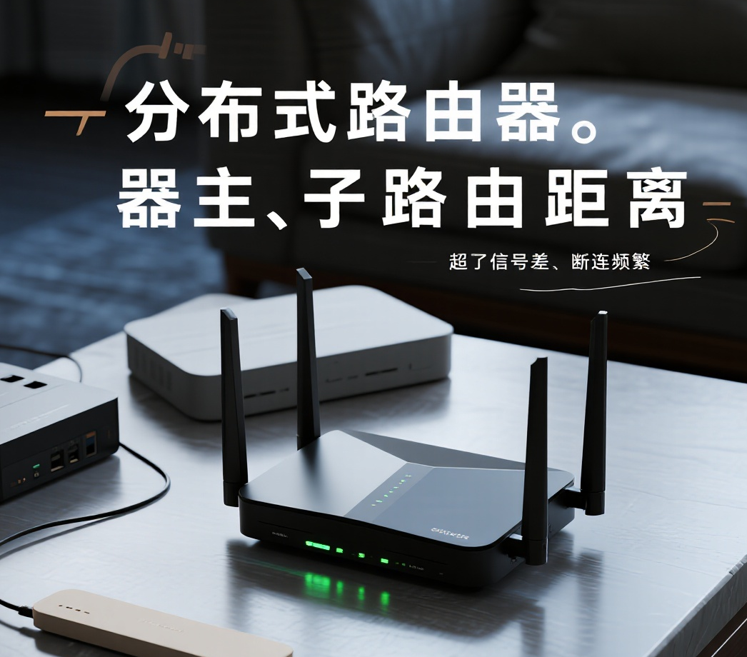 郑州分布式路由器主、子路由距离：有明确限制！超了信号差、断连频繁