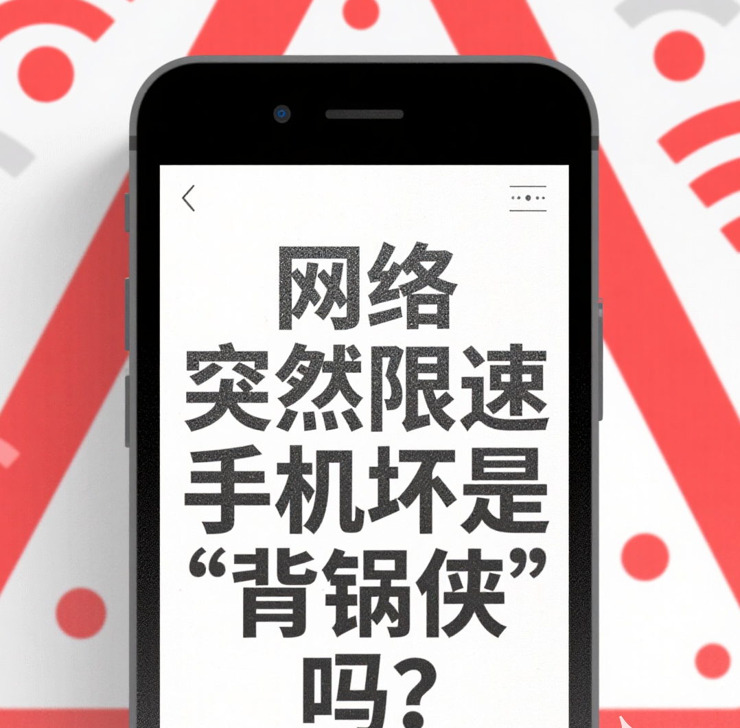 高新区网络突然限速，手机好坏是 “背锅侠” 吗？